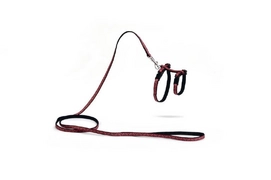 Kittentuig Beeztees Mystic Nylon Rood Zwart