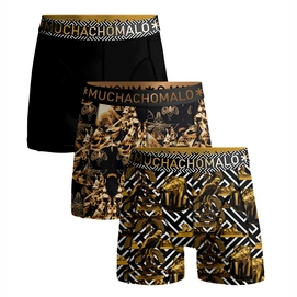 Boxer Shorts Muchachomalo Men Myth Egypt Print Print Black (3-Pack)