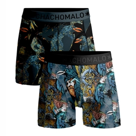 Caleçon Muchachomalo Men Myth Norway Print Black (Lot de 2)