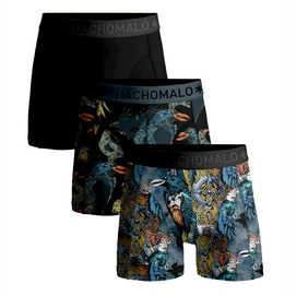 Boxershorts Muchachomalo Myth Norway Men Print Print Black (3er-Pack)