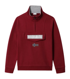 Pull Napapijri Men Burgee Vint Amaranth