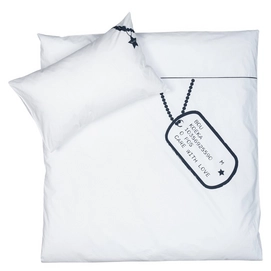 Dekbedovertrek Koeka Ledikant Name Tag White