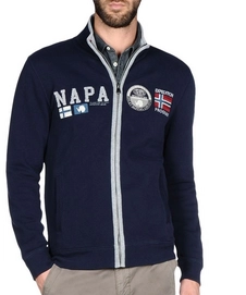 Gilet Napapijri Bensi Blu Marine Homme