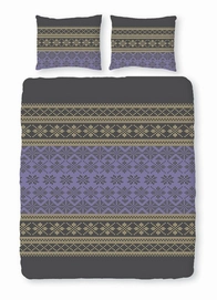 Dekbedovertrek Romanette Narvik Blauw Flanel