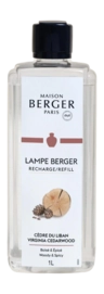 Navulling Maison Berger Lampe Berger 1L Cedre du Liban/Virginia Cedarwood
