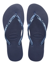 Slipper Dames Havaianas Slim Metal Mesh Navy Blue