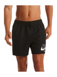 Sportbroek Nike Men Logo 5" Volley Short Solid Black
