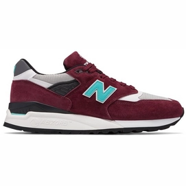 New Balance Men M998 Made in US AWC Burgundy