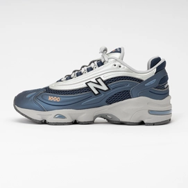 New Balance Unisex M1000P Vintage Indigo/Light Silver Metallic/Peach Nectar
