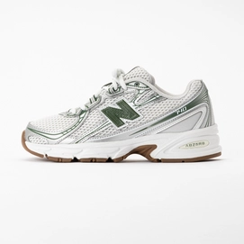 New Balance Kids GR740SF Silver Metalic/Dark Alpine Green
