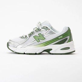New Balance Unisex U740GH2 White/Alpine Green/Dark Alpine Green/Silver Metallic
