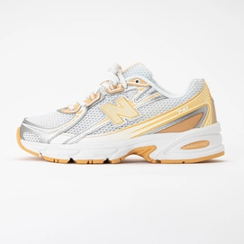 New Balance Unisex U740NH2 White/Indoor Court/Ash Wood/Silver Metallic
