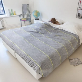 SNURK New School Yellow Dekbedovertrek Percal