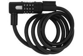 Kabelslot AXA Newton 150 / 10 Cijferslot Zwart