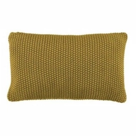 Zierkissen Marc O'Polo Nordic Knit Rectangle Oil Yellow (30 x 60 cm)