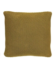 Sierkussen Marc O'Polo Nordic Knit Oil Yellow (50 x 50 cm)