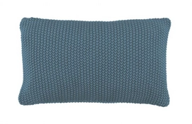 Sierkussen Marc O'Polo Nordic Knit Indigo Blue (30 x 60 cm)