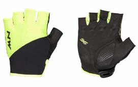 Fietshandschoen Northwave Men Fast Grip Gloves Yellow Fluo Black