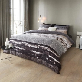 Beddinghouse Ivory Nottingham Sand Dekbedovertrek Satijn