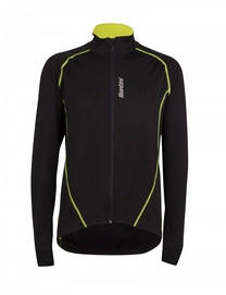 Fietsjack Santini Nova Wind Jacket Black