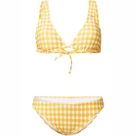 Bikini O'Neill Tahiti Rita Yellow White Damen-Größe 40 B