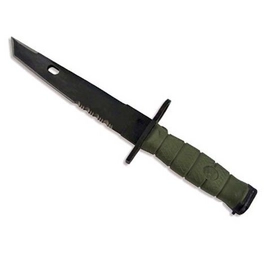 Survivalmes Ontario 10 Tanto Bayonet System + Kunststof Holster