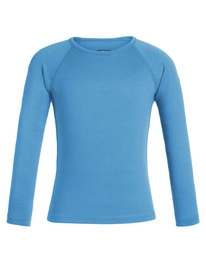 Longsleeve Icebreaker 200 Oasis LS Crewe Polar Kinder