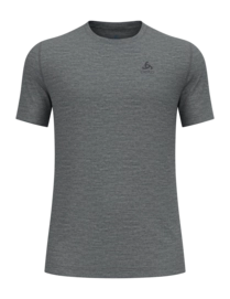 Ondershirt Odlo Men Merino 160 Odlo Steel Grey Melange Fitted