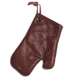 Manique Dutchdeluxes Ultimate Oven Glove Croco Classic Brown