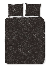 Parure de Lit Satin D'or Olbia Anthracite Satin