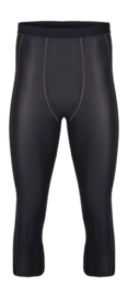 Ondergoed KJUS Men Atlas Baselayer 3/4 Tight Black Slim Fit
