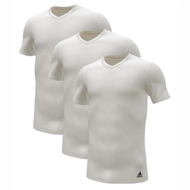 Unterhemd Adidas V-Neck Shirt Herren White (3er Pack)-M