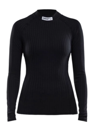Ondershirt Craft Women Progress Baselayer CN LS Black Strak
