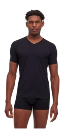 Ondershirt Falke Men Daily Climate Control V-Neck Black
