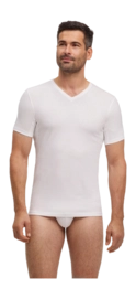 Ondershirt Falke Men Daily Climate Control V-Neck White