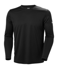 Ondershirt Helly Hansen Men Tech Crew LS 2.0 Ebony Regular fit