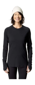 Ondershirt Houdini Women Desoli Light Crew True Black Slim Fit