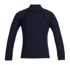 Ondershirt Icebreaker Kids 260 Tech Longsleeve Half Zip Midnight Navy