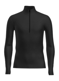 Ondershirt Icebreaker Men 175 Everyday LS Half Zip Black