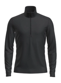 Ondershirt Icebreaker Men 200 Oasis LS Half Zip Black