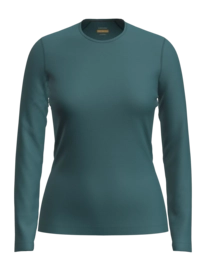 Ondershirt Icebreaker Women 200 Oasis LS Crewe Tidal Teal