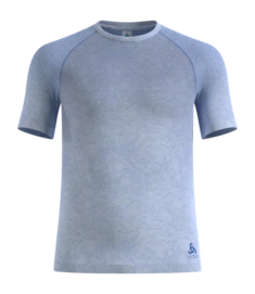 Ondershirt Odlo Men Performance Light - Rain Dye Dazzling Blue Slim Fit