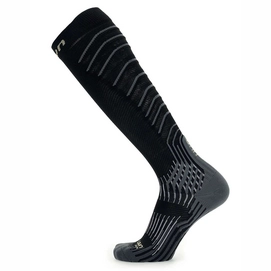 Socken UYN Run Compression Onepiece 0.0 Black Grey Damen-Schuhgröße 37 - 38