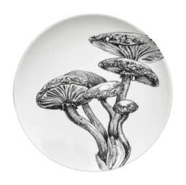 Ontbijtbord Serax Mushrooms Unity White 12 cm