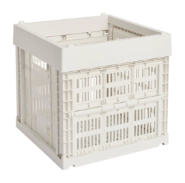 Opbergbox HAY Colour Crate Cube Off-White