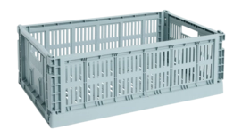 Opbergbox HAY Colour Crate Large Dusty Blue