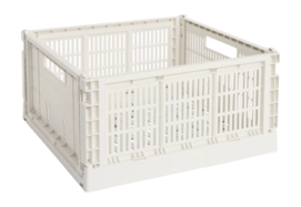 Opbergbox HAY Colour Crate Large Square Off-White