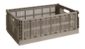 Opbergbox HAY Colour Crate Large Warm Grey