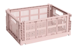 Opbergbox HAY Colour Crate Medium Blush