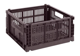 Opbergbox HAY Colour Crate Medium Square Bordeaux